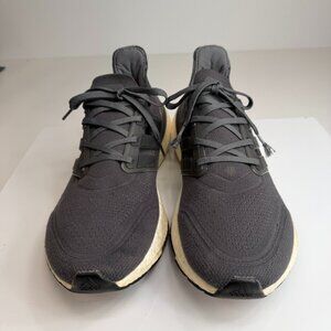 Adidas Shoe Men 11.5 Ultra Boost 21 Knit Lace Up Sneaker Street Run Gym Core Go